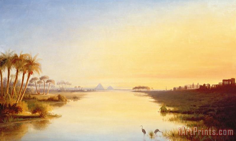 John Williams Egyptian Oasis Art Painting