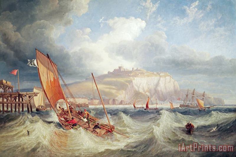 Dover painting - John Wilson Carmichael Dover Art Print