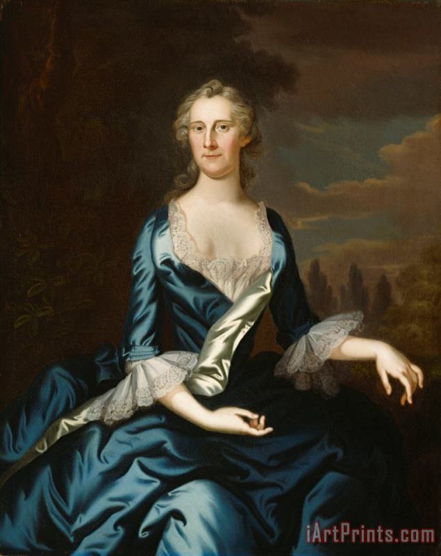 Mrs. Charles Carroll of Annapolis painting - John Wollaston Mrs. Charles Carroll of Annapolis Art Print