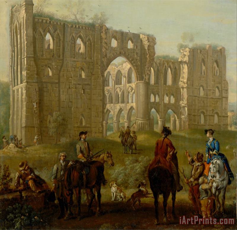 John Wootton Rievaulx Abbey Art Print
