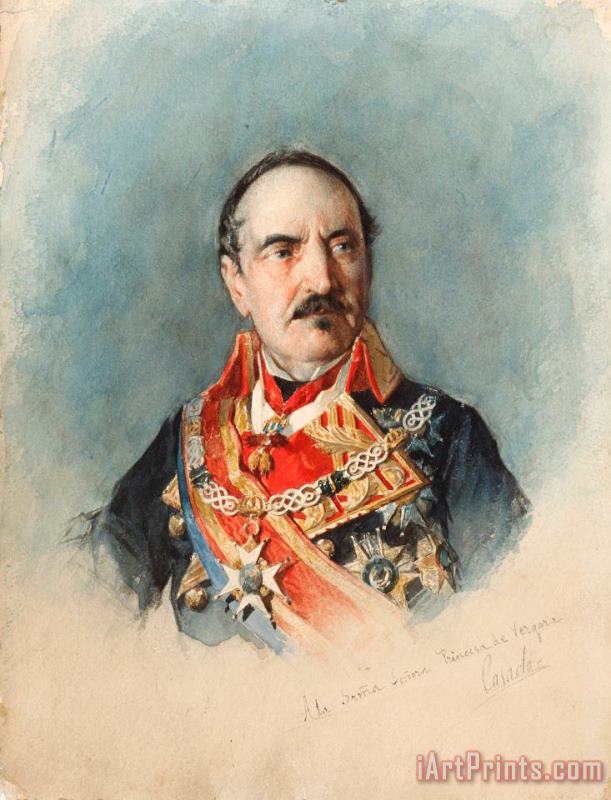 General Espartero painting - Jose Maria Casado del Alisal General Espartero Art Print