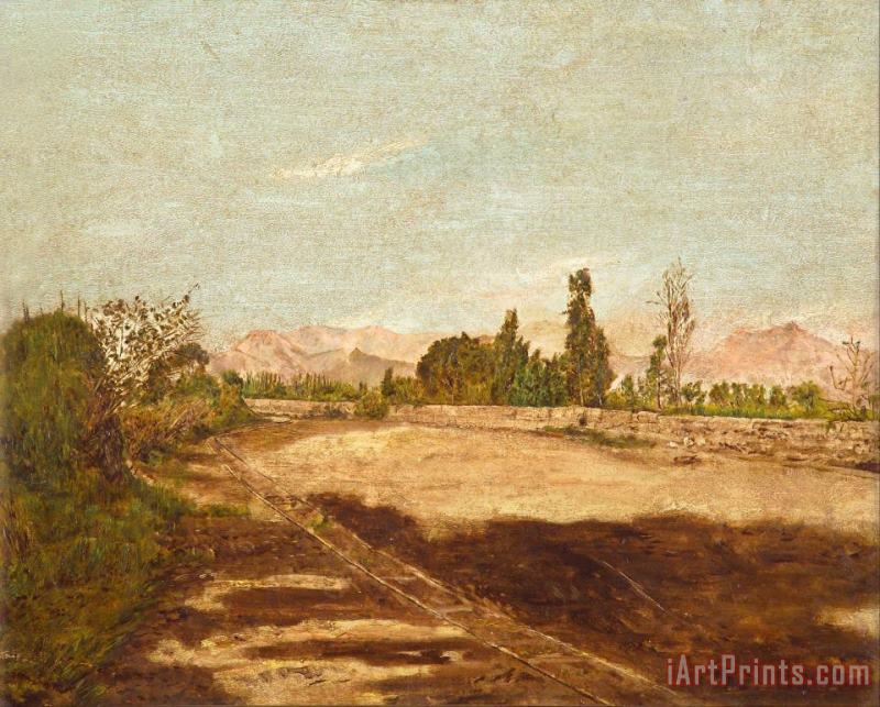 Lima's Countryside painting - Jose Maria Eguren Lima's Countryside Art Print