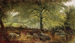 Joseph Adam Deer in a Wood