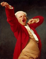 Joseph Ducreux  Self Portrait, Yawning