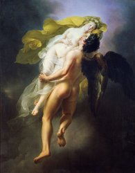 Joseph Ferdinand Lancernon Boreas abducting Oreithyia