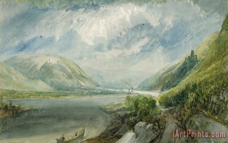 Joseph Mallord William Turner Junction of the Lahn Art Painting