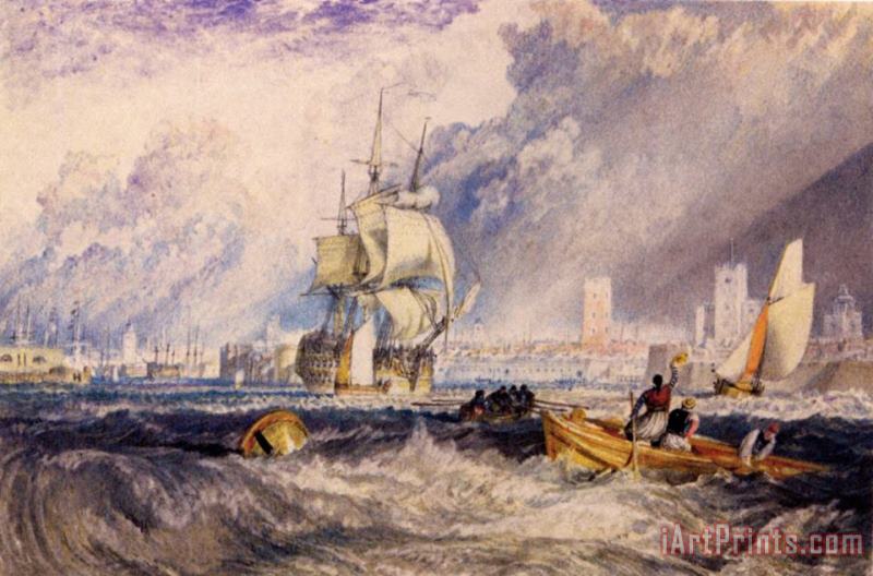 Joseph Mallord William Turner Portsmouth Art Painting