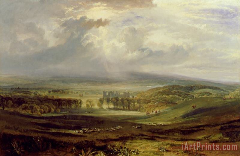Raby Castle painting - Joseph Mallord William Turner Raby Castle Art Print