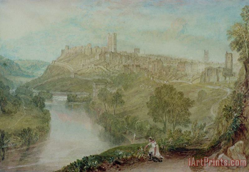 Joseph Mallord William Turner Richmond in Yorkshire Art Print