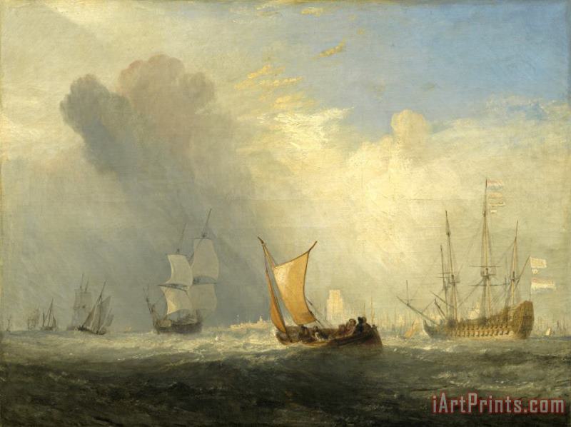 Joseph Mallord William Turner Rotterdam Ferry Boat Art Print