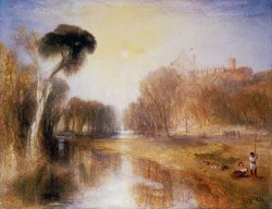 Joseph Mallord William Turner Schloss Rosenau painting