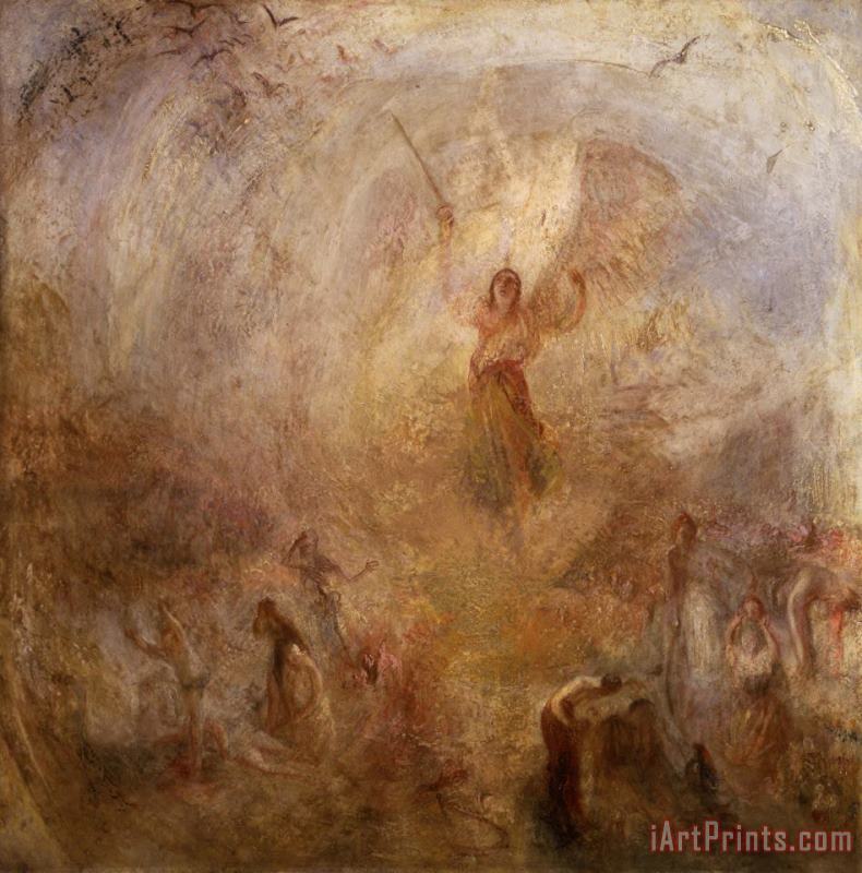 Joseph Mallord William Turner The Angel Standing in The Sun Art Painting