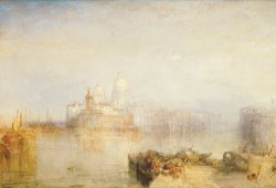Joseph Mallord William Turner The Dogana and Santa Maria della Salute Venice painting