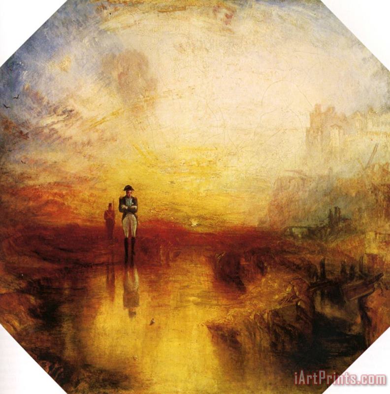 Joseph Mallord William Turner The Exile And The Snail Art Print