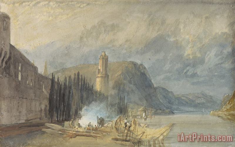 Joseph Mallord William Turner The Roman Tower, Andernach Art Print