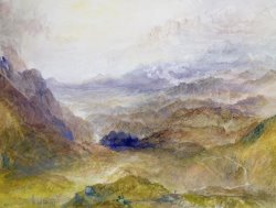 Joseph Mallord William Turner View Along An Alpine Valley