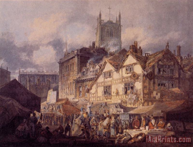 Woolverhampton, Staffordshire painting - Joseph Mallord William Turner Woolverhampton, Staffordshire Art Print
