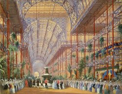 Joseph Nash Queen Victoria Opening the 1862 Exhibition after Crystal Palace moved to Sydenham painting