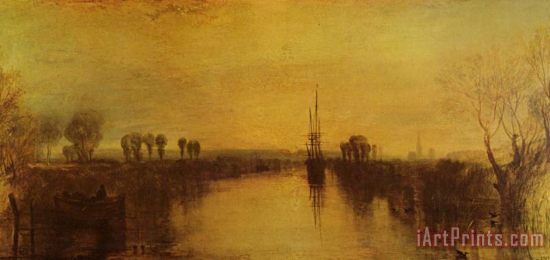 Joseph William Mallord Turner Chichester Canal Art Painting
