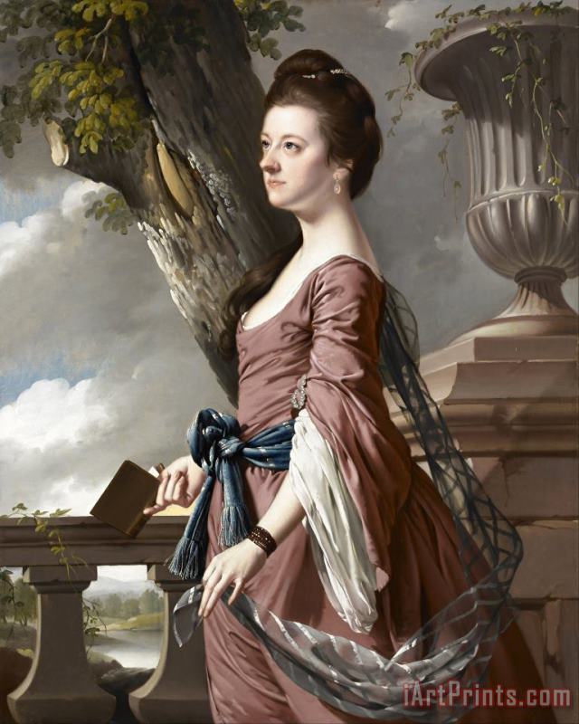 Joseph Wright  Mrs Frances Hesketh Art Painting