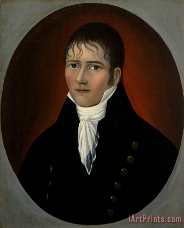 Joshua Johnson Portrait of Sea Captain John Murphy Art Painting