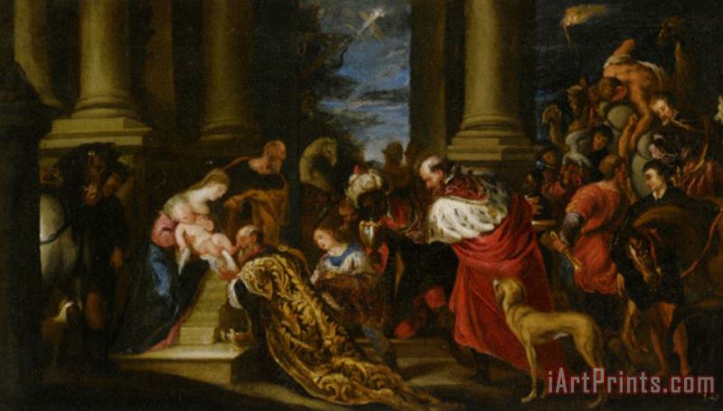 Juan Antonio Frias Y Escalante The Adoration of The Magi Art Painting