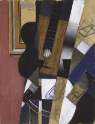 Juan Gris Guitar And Pipe painting