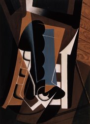 Juan Gris Still Life on a Chair painting