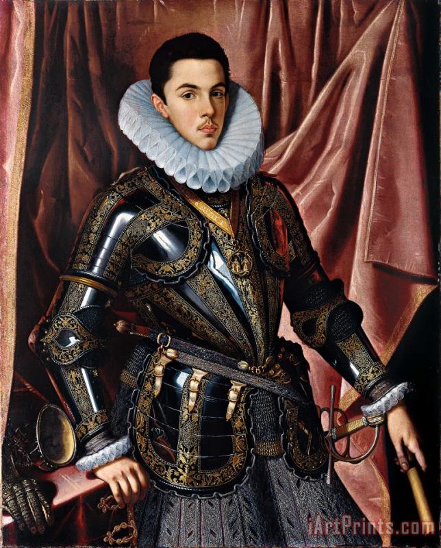 Juan Pantoja de la Cruz Portrait of Prince Philip Emmanuel of Savoy Art Print
