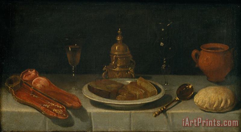 Juan van der Hamen y Leon Still Life And Laid Table Art Painting