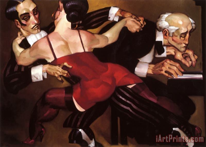 The Last Tango painting - Juarez Machado The Last Tango Art Print