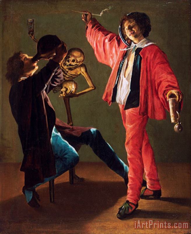 The Last Drop (the Gay Cavalier) painting - Judith Leyster The Last Drop (the Gay Cavalier) Art Print