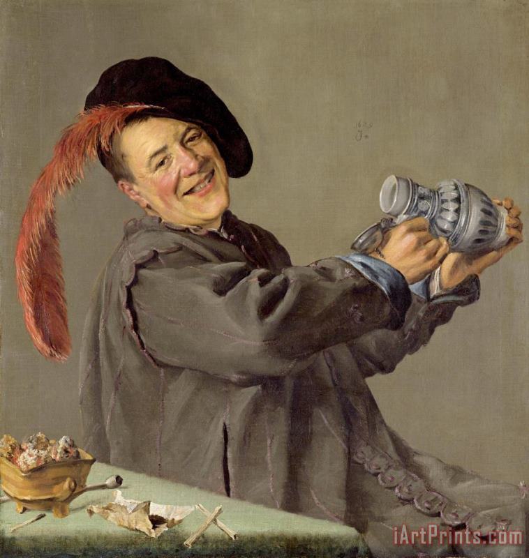 The Merry Drinker (jolly Toper) painting - Judith Leyster The Merry Drinker (jolly Toper) Art Print