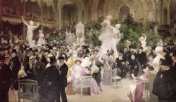Jules Alexandre Grun Friday at the Salon painting