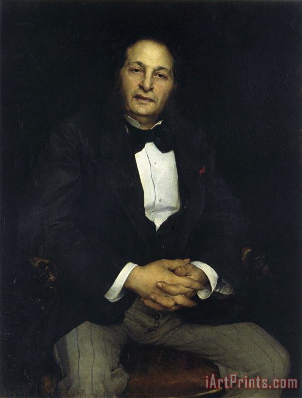 Jules Bastien Lepage Portrait of M.h. Simon Hayem Art Print