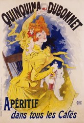 Jules Cheret Quinquina Dubonnet Poster