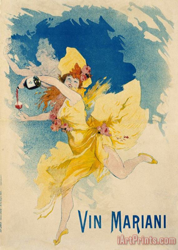 Jules Cheret Vin Mariani Poster Art Print