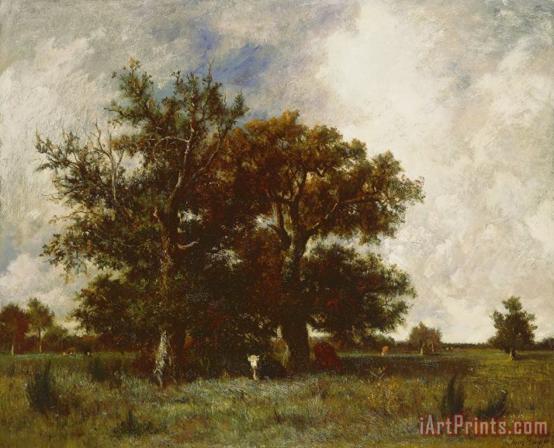 Jules Dupre Fontainebleau Oak Art Painting