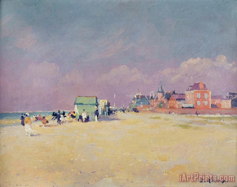 Jules Ernest Renoux Cayeux sur Mer Art Painting