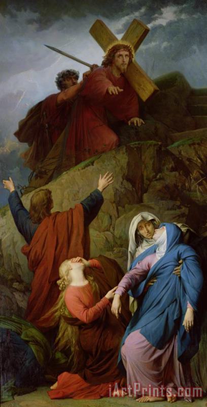 Jules Eugene Lenepveu The Virgin of Calvary Art Painting