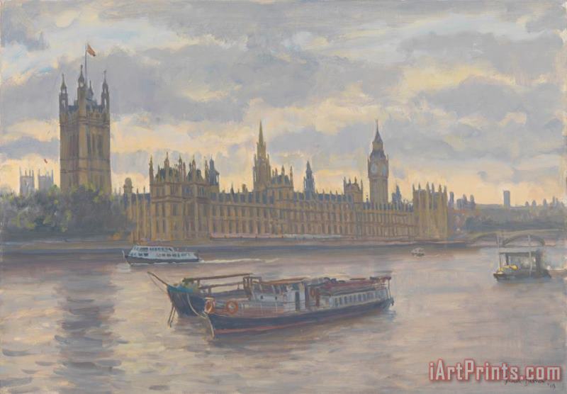 Julian Barrow Houses Of Parliament Art Painting