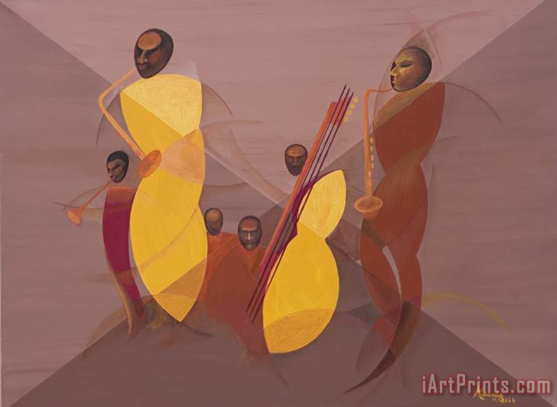 Kaaria Mucherera Mango Jazz Art Print