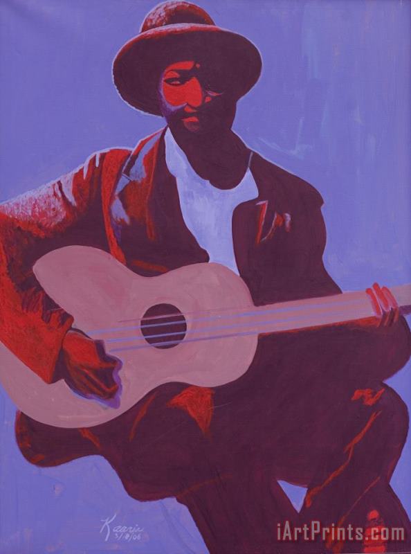 Kaaria Mucherera Purple Blues Art Painting