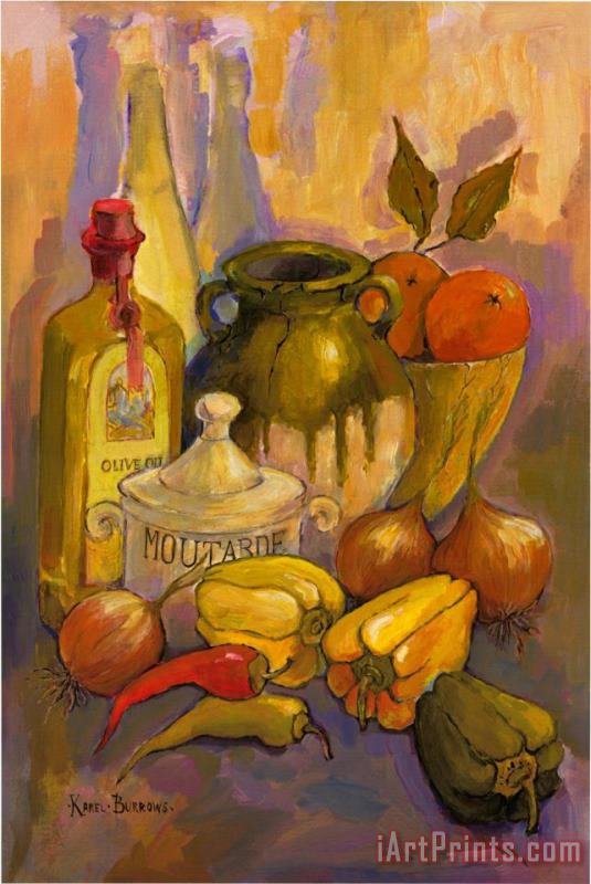 Karel Burrows Mediterranean Kitchen III Art Print