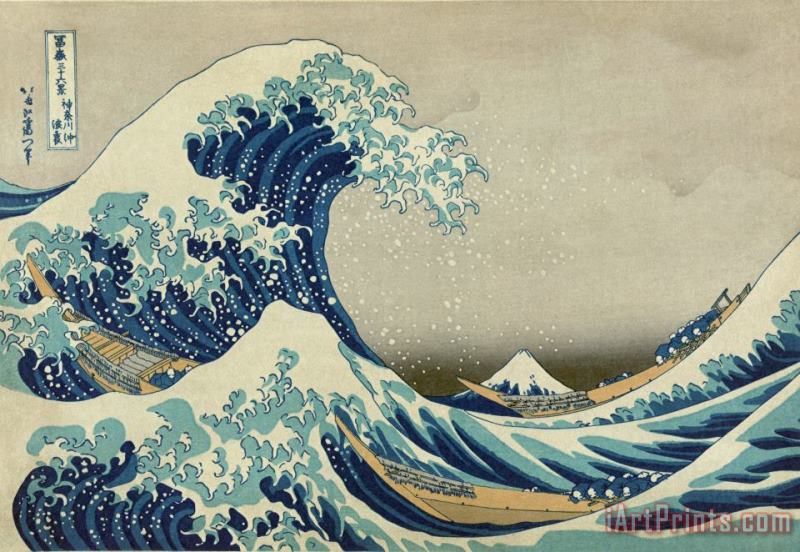 Great Wave Of Kanagawa painting - Katsushika Hokusai Great Wave Of Kanagawa Art Print
