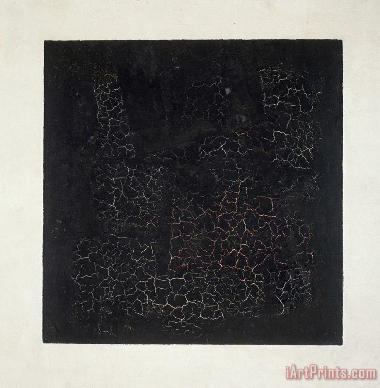 Black Square painting - Kazimir Malevich Black Square Art Print