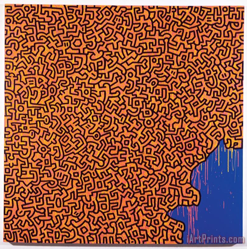 Keith Haring Brazil, 1989 Art Print