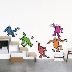 Keith Haring Five Dancing Figures