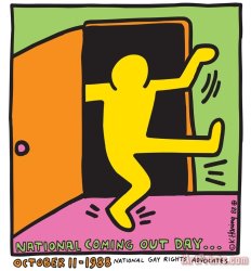 Keith Haring National Coming Out Day