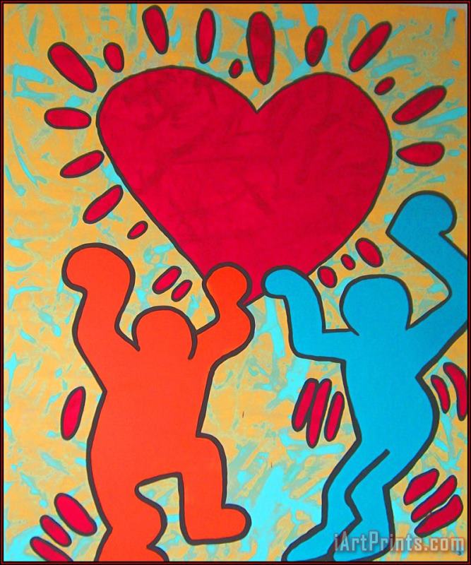 Keith Haring Pop Shop Vi Art Print